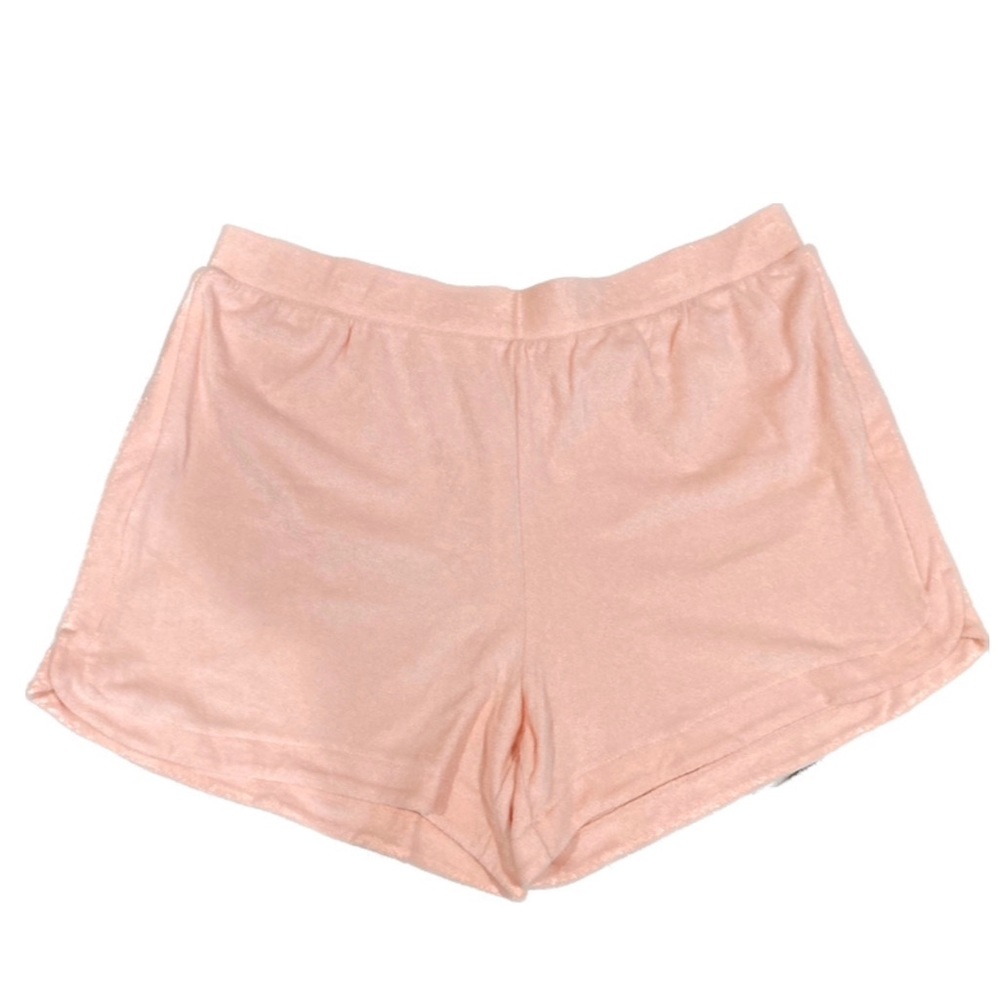 Target a new day terrycloth shorts coral blush pink/peach size 2X plus - Picture 3 of 4